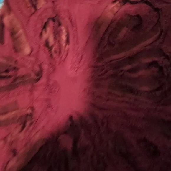 DKNY raw silk red gown - Picture 7 of 11